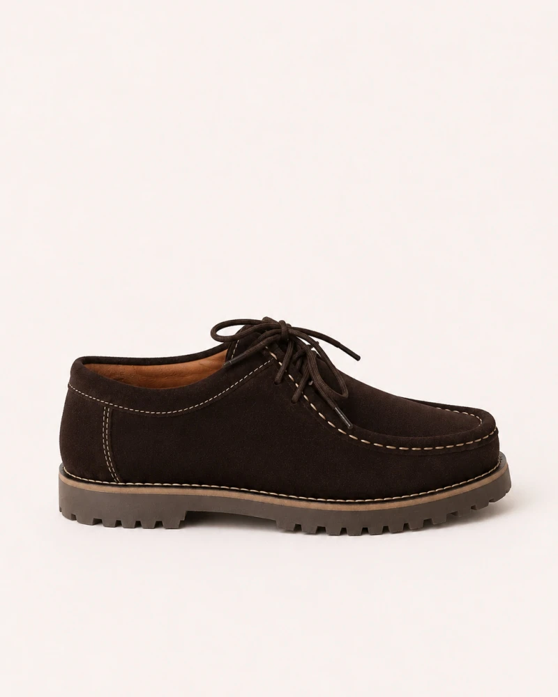 Zapato serraje Camel