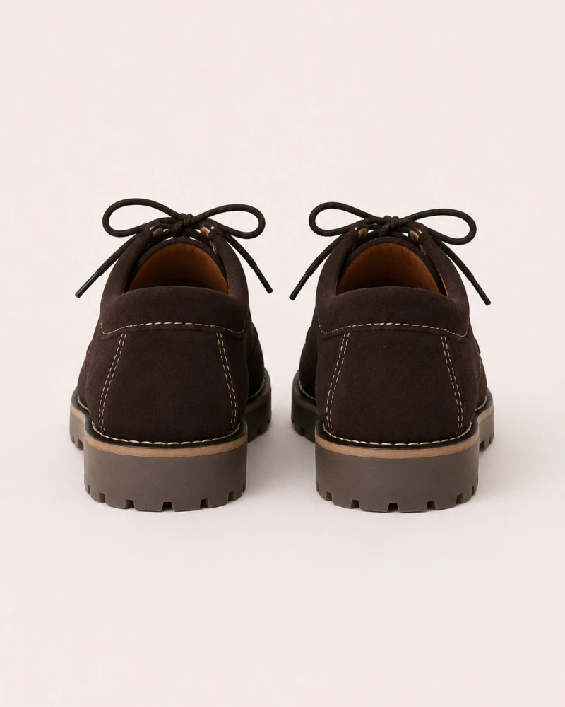 Zapato serraje Camel